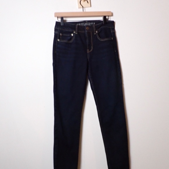 American Eagle Outfitters Black Straight Leg Jeans - Picture 2 of 11